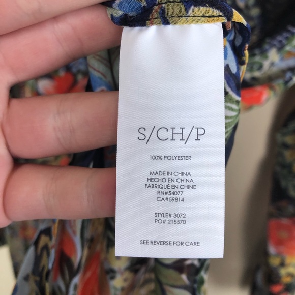 Cabi Armour Semi Sheer Floral Blouse - Picture 4 of 5